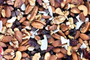 Trail mix with pecans